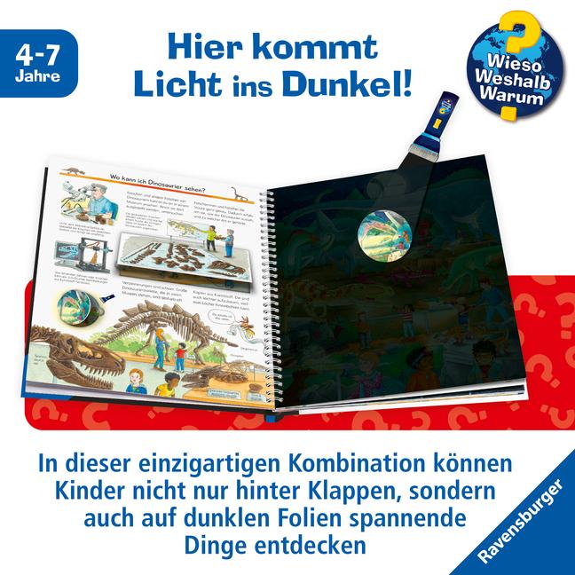 Image du produit Ravensburger Wieso? Weshalb? Warum? Leuchte und entdecke: Dinosaurier (Allemand, Sebastian Coenenen, Susanne Gernhäuser, 2023)