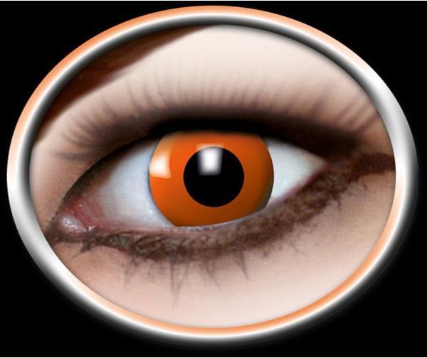 Actual product image Contact lenses orange Halloween