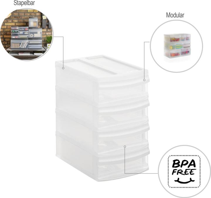 Actual product image Rotho Drawer box Systemix Tower XS (A5)