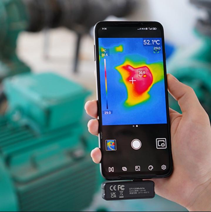 Productafbeelding Uni-T UTi120MS Smartphone warmtebeeldcamera voor iPhone