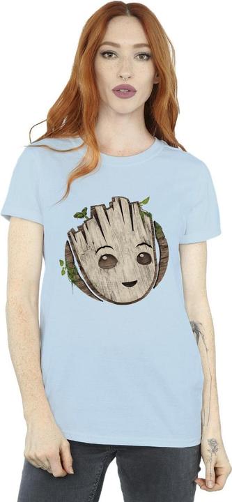 Image du produit - T-shirt AM GROOT WOODEN HEAD - Femme (S)