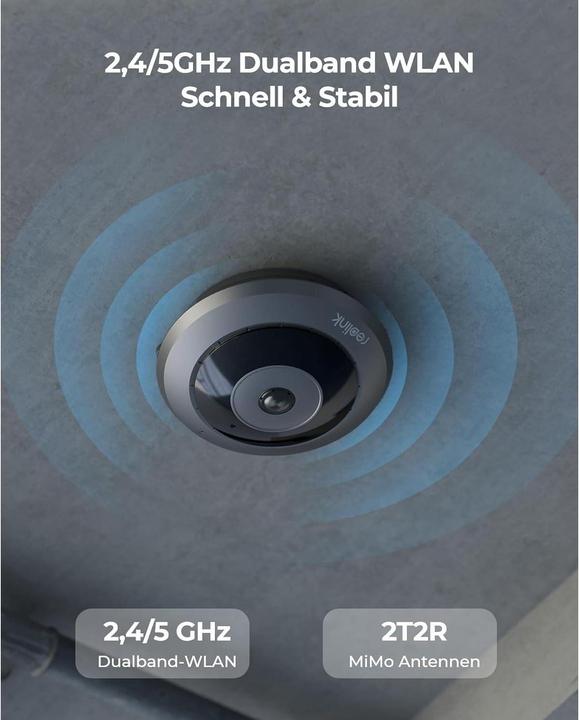 Immagine prodotto Reolink Serie Fisheye W520 WiFi (2560 x 2560 pixel)