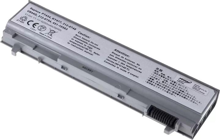 Actual product image AccuCell Battery for Dell Latitude E6400/Precision M2400/ M4400/ Type PT434 - 11,1V - 5200 mAh (5200 mAh)