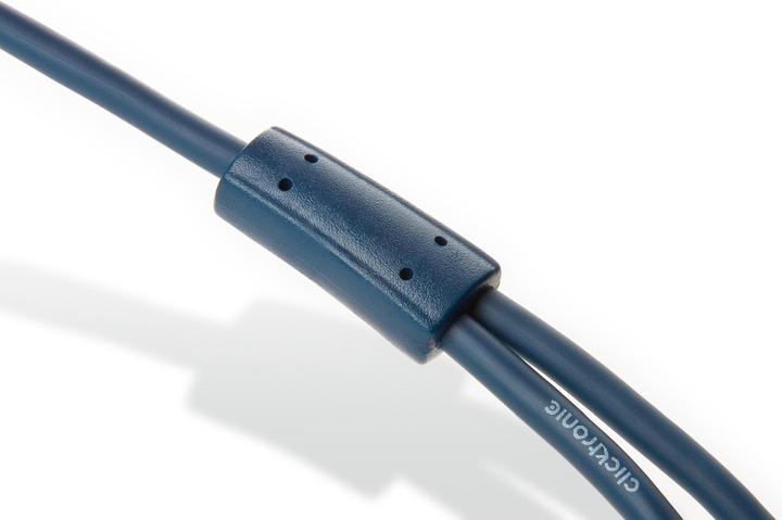 Actual product image clicktronic Advanced Audio Cable 3.5mm Jack to 2xRCA 5.00m 70669 (5 m, Cinch)