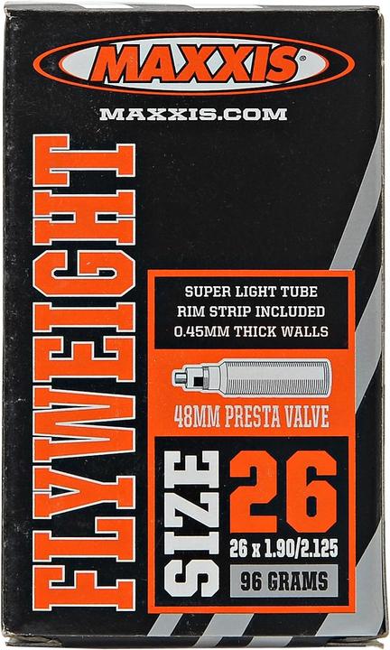 Produktbild Maxxis FLY WEIGHT 26x1,90/2,125 Butyl Presta 48 mm (Presta (SV), 26", 48 mm)