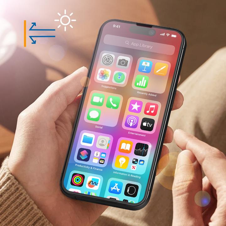 Produktbild Avizar GlareX Defender Screen Protector (1 Stück, Apple iPhone 16 Pro Max)