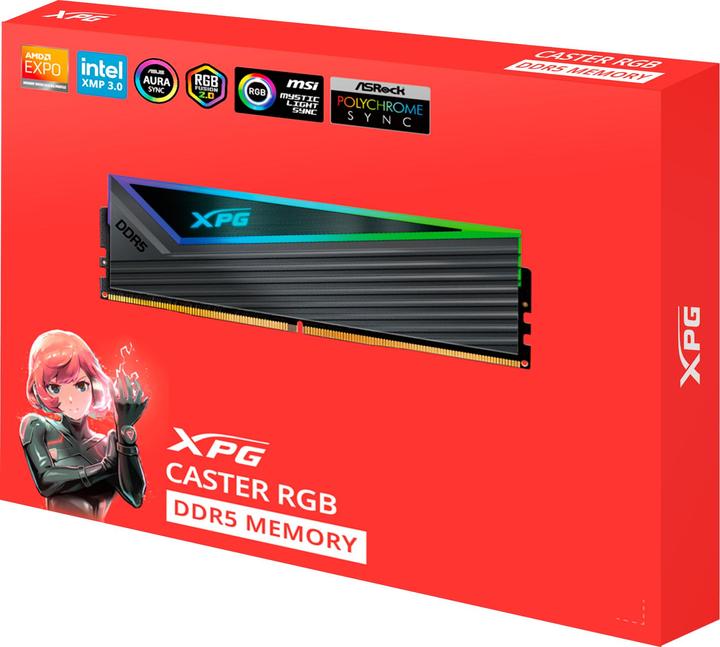 Actual product image Adata XPG Caster RGB (2 x 16GB, 6000 MHz, DDR5 RAM, DIMM)