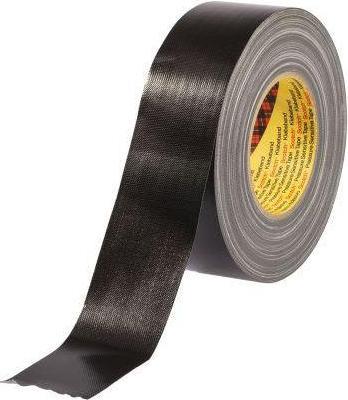 3M Nastro adesivo in tessuto Premium 389, 50 mm x 50 m, nero (50 mm)