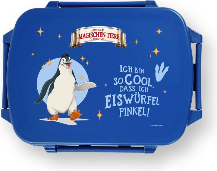 Produktbild Awave Die Schule der Magischen Tiere Brotdose Snackbox, aus rPET | blau, Juri