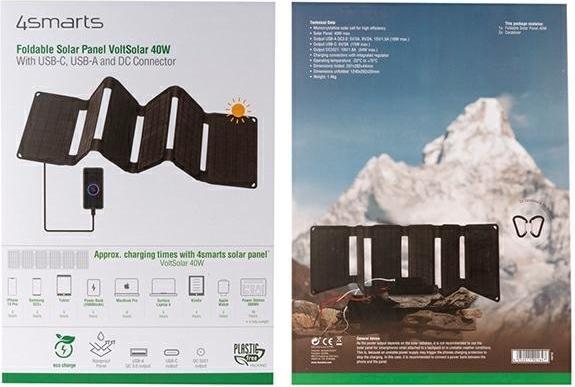 Actual product image 4smarts Solar Panel (40 W, 1.26 kg)