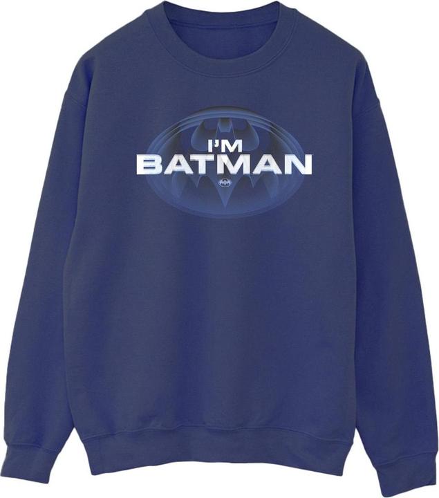 Actual product image Mens The Flash I'm Batman Sweatshirt (L)
