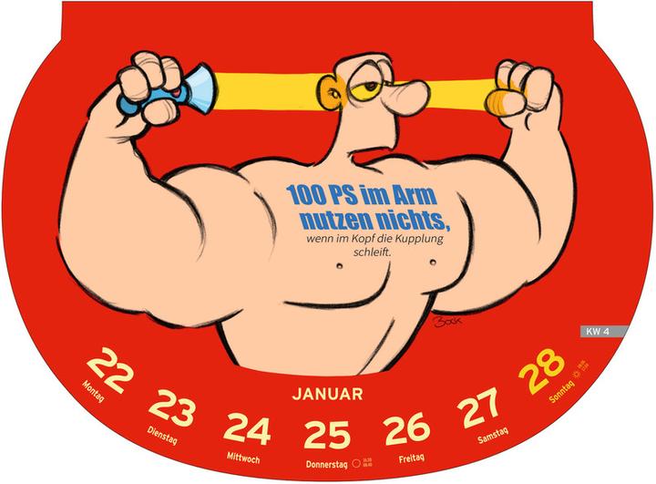 Immagine prodotto Heye Calendario illustrato Detti stupidi (21 x 29 cm, Nessuna rilegatura, Tedesco)