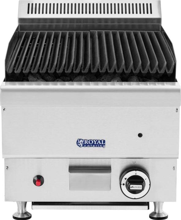Produktbild Royal Catering Lavastein-Grill Erdgas 7200 W 50 x 27 cm 3,3 kg Lavastein 0 - 460 °C (7.20 kW)