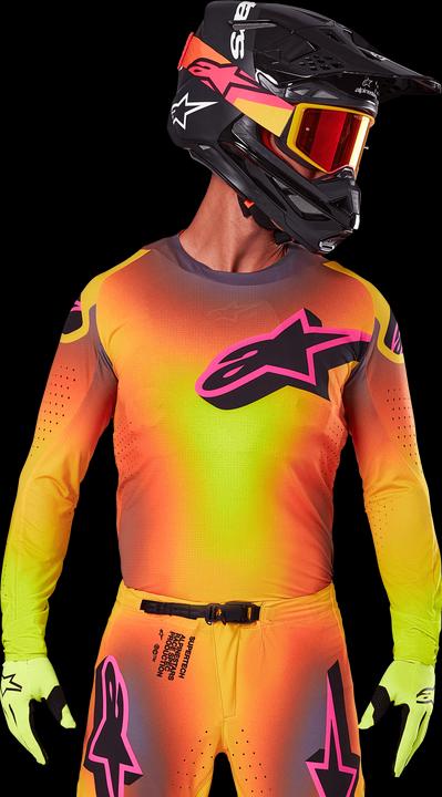 Actual product image Alpinestars Jersey 25 Supertech Lipan Yl (XXL)