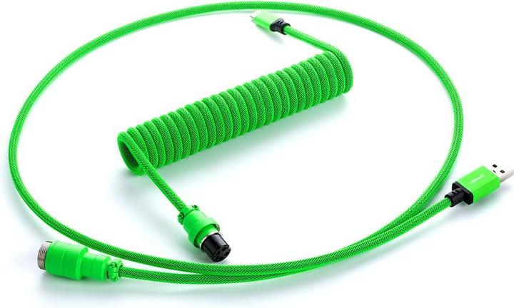 Actual product image CableMod Pro Coiled Keyboard Cable USB-C to USB Type A, Viper (1.50 m, USB 2.0)