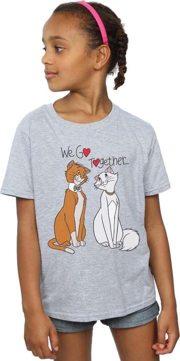 Immagine prodotto Disney The Aristocats We Go Together Maglietta Ragazze (140, 146)