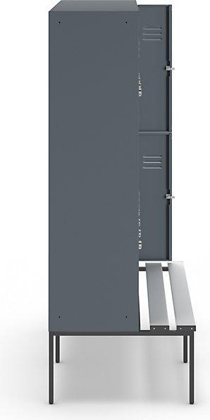 Image du produit Wolf Vestiaire mi-hauteur avec piètement banc (150 cm, 214 cm)