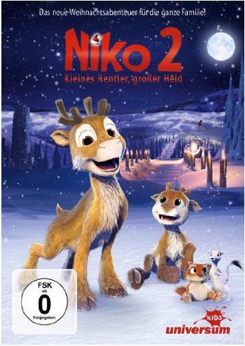 Produktbild Niko Kleines Rentier, grosser Held (DVD, 2012, Englisch, Deutsch)
