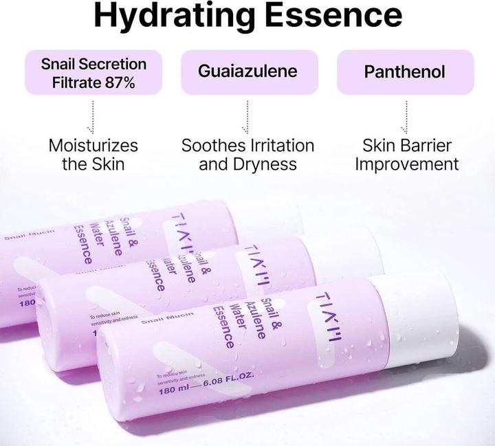 Produktbild Tia'm TIAM Snail & Azulene Water Essence (180 ml)