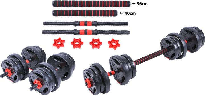 Actual product image Pure2improve Hybrid dumbbell set (8 x 1.25 kg, 4 x 2.5 kg)