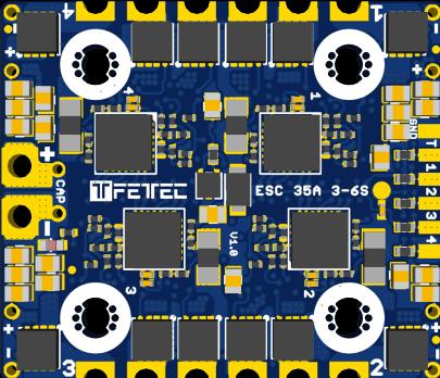 Image du produit FETtec ESC 4in1 6S 35A