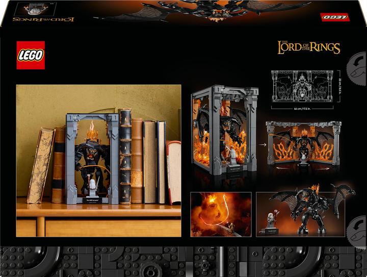 Actual product image LEGO The Lord of the Rings: Balrog™ bookend (10367, LEGO Icons)