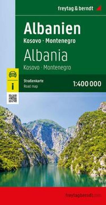 Immagine prodotto Albania, Carta stradale 1:400.000, freytag & berndt