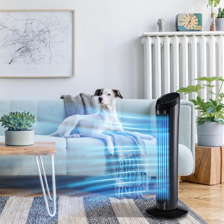 Actual product image Homcom Tower fan with 3 ventilation levels