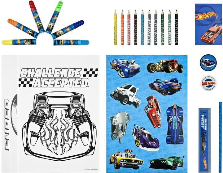 Actual product image Undercover Hot Wheels 35-piece painting set