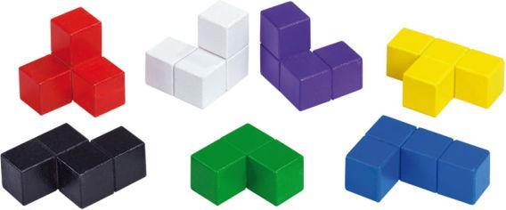 Actual product image Betzold Soma cube colorful