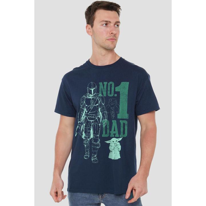 Immagine prodotto Star Wars No. 1 Dad Maglietta Mando Uomo (3XL)