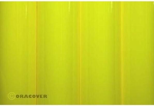 Actual product image Oracover Ironing foil neon yellow