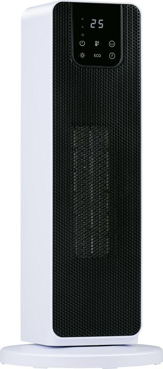 Actual product image alpina Turmheizlüfter PTC-2702L, 2000 W, mit Fernbedienung, schwarz-weiss (2000 W)