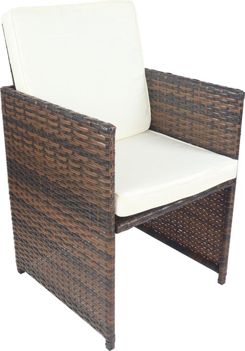 Actual product image VCM 7-tlg Sitzgruppe Gartenmöbel Set Rattan (170 cm)
