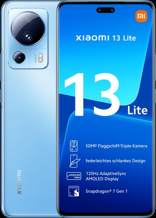 Produktbild Xiaomi 13 Lite (128 GB, Blue, 6.55", Dual SIM, 50 Mpx, 5G)