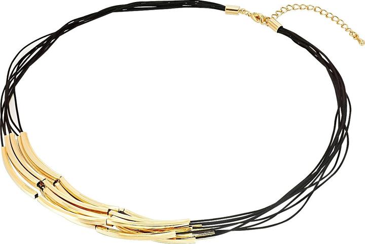 Actual product image Lulu & Jane Ladies metal alloy yellow gold 42.0 cm base chain + 6.0 cm extension - 29611 (Metal alloy, 42 - 48 cm)