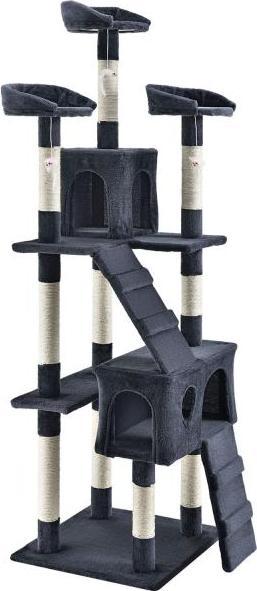 Image du produit Juskys Arbre à chat Sam's Pet Amy (170 cm, Gris foncé)