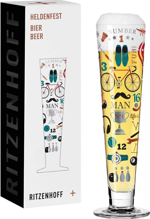 Produktbild Ritzenhoff Bierglas Heldenfest No. 2 - Kathrin Stockebrand 385 ml (0.39 l, 1 x)