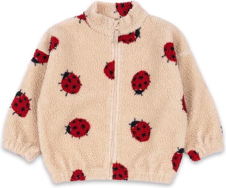 Produktbild Konges Slojd Jody Teddyjacke Ladybug Sand (122)