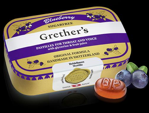 Grethers Blueberry pastilles without sugar (1 Piece)