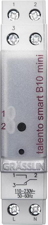 Actual product image Grässlin DRA time switch digital talento smart B10, 1-channel, 110...230VAC