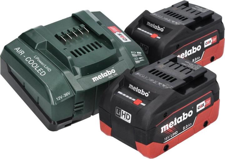Immagine prodotto Metabo MS 36-18 LTX BL 40 Motosega a batteria 36 V ( 2x 18 V ) 40 cm 22 m/s Brushless + 2x Batteria 8,0 Ah (Sega a catena a batteria)