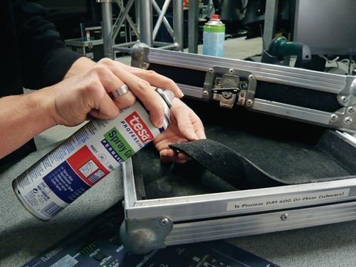 Actual product image tesa Spray adhesive PERMANENT, strong adhesive for spraying, 500ml can (475 g, 500 ml)
