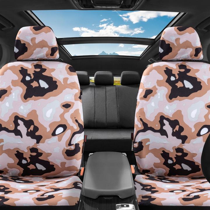 Produktbild CarComfort Autositzbezug Camouflage, PKW-Schonbezug Einzelsitz Camouflage-Design