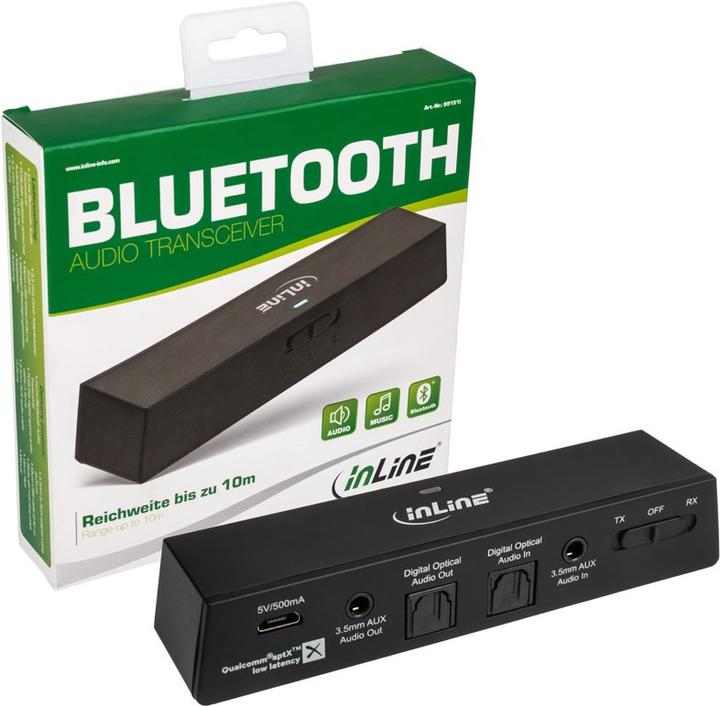 Image du produit InLine Émetteur-récepteur audio Bluetooth (Emetteur & Récepteur)