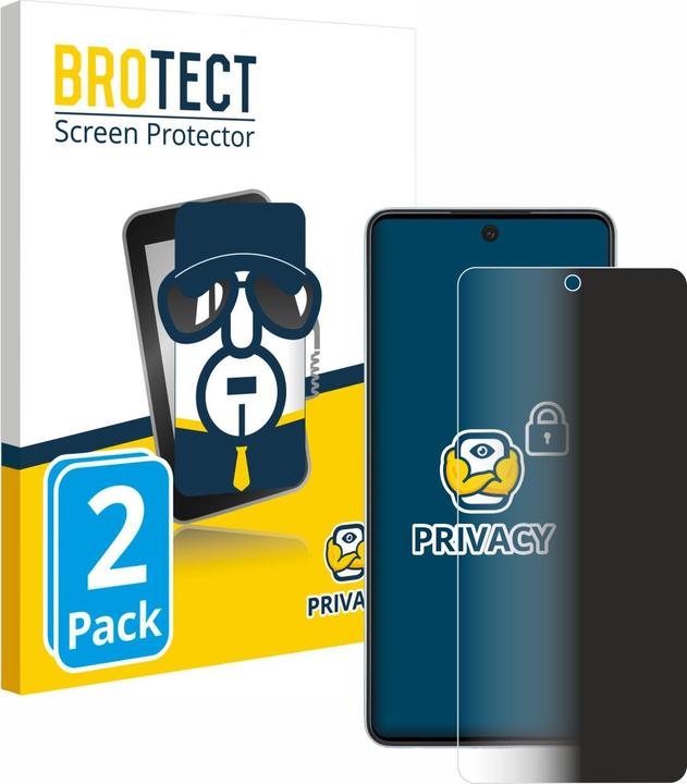 Image du produit BROTECT Film anti-regards Anti-Spy Privacy Film de protection contre la lumière bleue (2 pièce(s), Samsung Galaxy A52 5G)