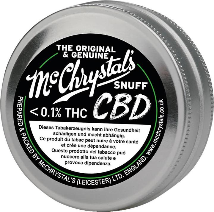 Actual product image McChrystal's CBD Snuff 20mg (Hemp, 8.75 g)
