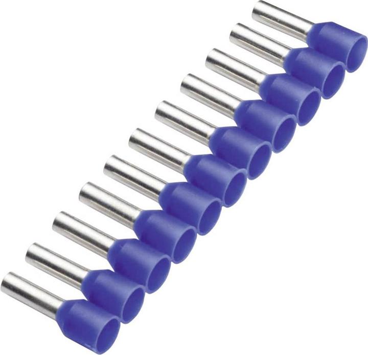 Produktbild Cimco Aderendhülse Bandware 1.5 mm² 8 mm Teilisoliert Schwarz 18 4506 500 St.