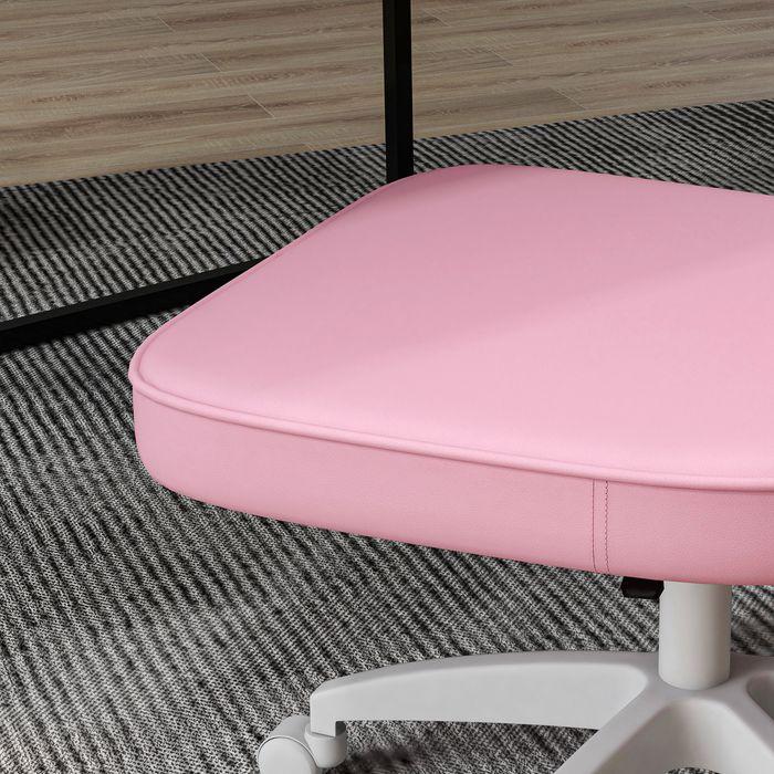 Produktbild Swisshandel24 Bürostuhl, bis 120kg, Kunstleder, Rosa