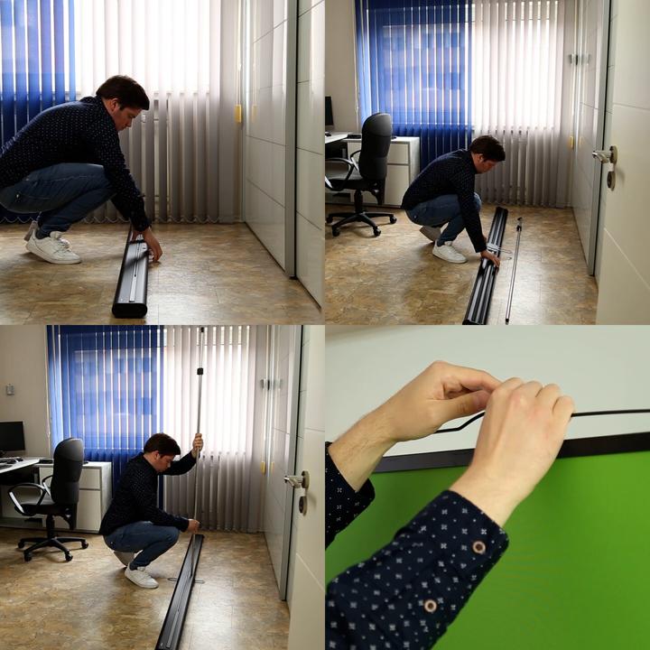 Actual product image Celexon Mobile Lite Chroma Key Green Screen, 150 x 200 cm (4:3)